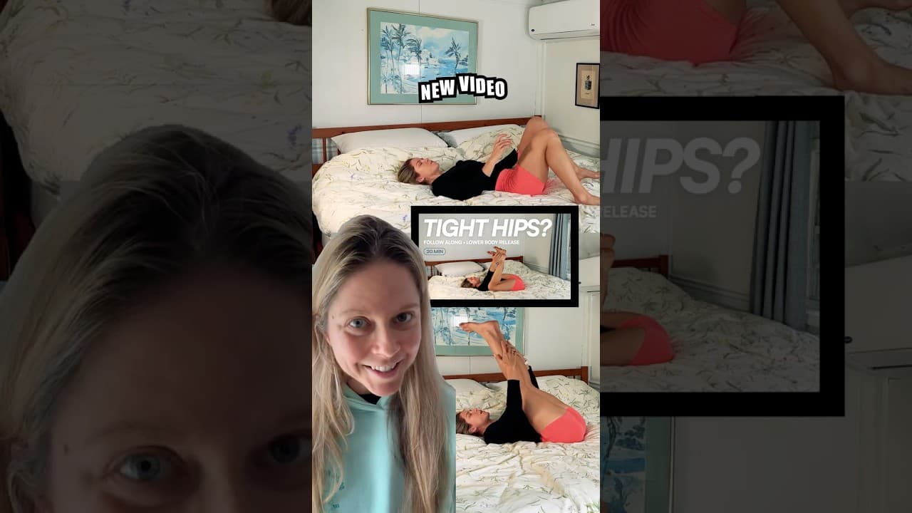 Do THIS if you sit all day: 20 min lower body stretch + mobility (lying down)